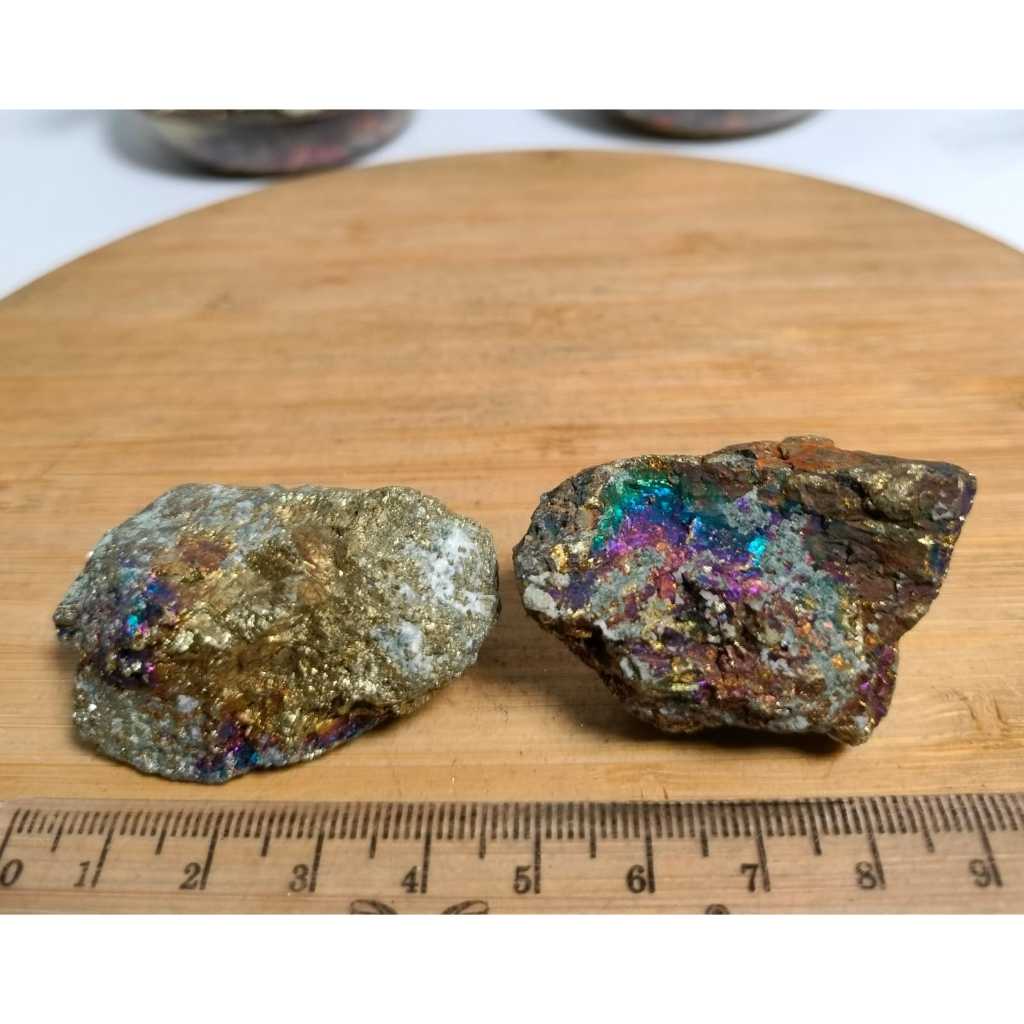 Rough Raw Rainbow Pyrite Chalcedony Peacock Nusantara Stone (7)