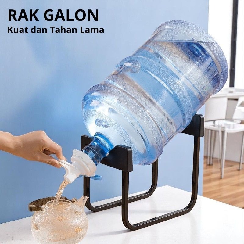 Minimalist Drinking Water Gallon RACK / Premium Iron Gallon Dispenser RACK Strong, ทนทานและกันสนิม -