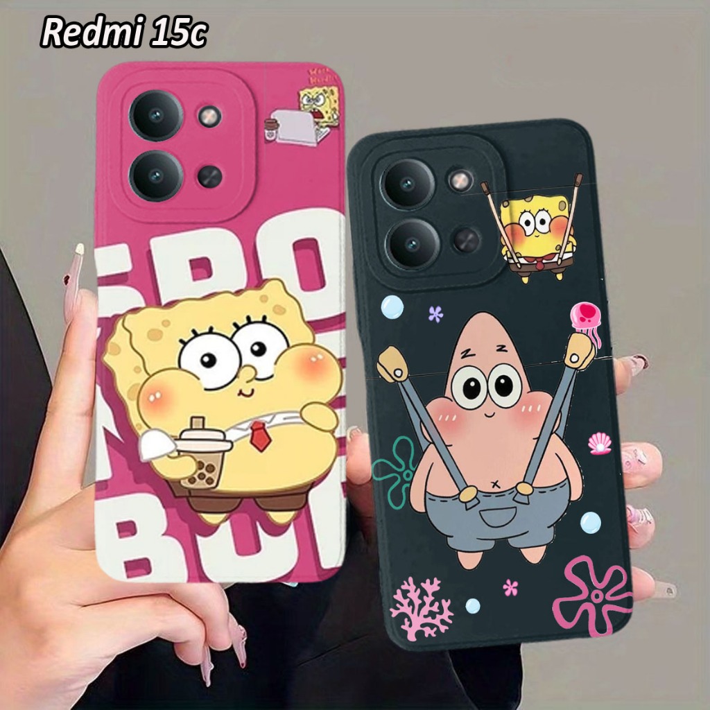 HP ล่าสุดสําหรับ Redmi 15c โทรศัพท์ 2025 - Softcase ซิลิโคน Redmi 15c 14c 9c 10c A5 C63 C53N 1140