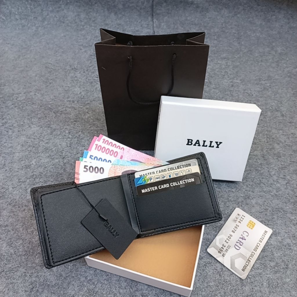 กระเป๋าสตางค์ผู้ชายแบบพับได้แบบสบาย ๆ กระเป๋าสตางค์หนังผู้ชายกระเป๋าสตางค์พับพรีเมี่ยมกล่องพิเศษ + ถุงกระดาษ - รูปที่ 2