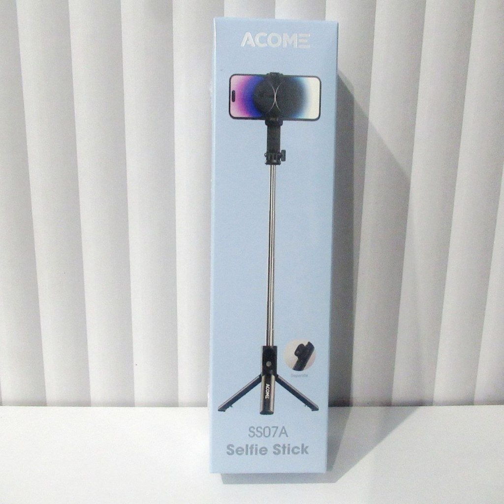 Acome แหนบขาตั้งกล้องเซลฟี่บลูทูธระยะไกล