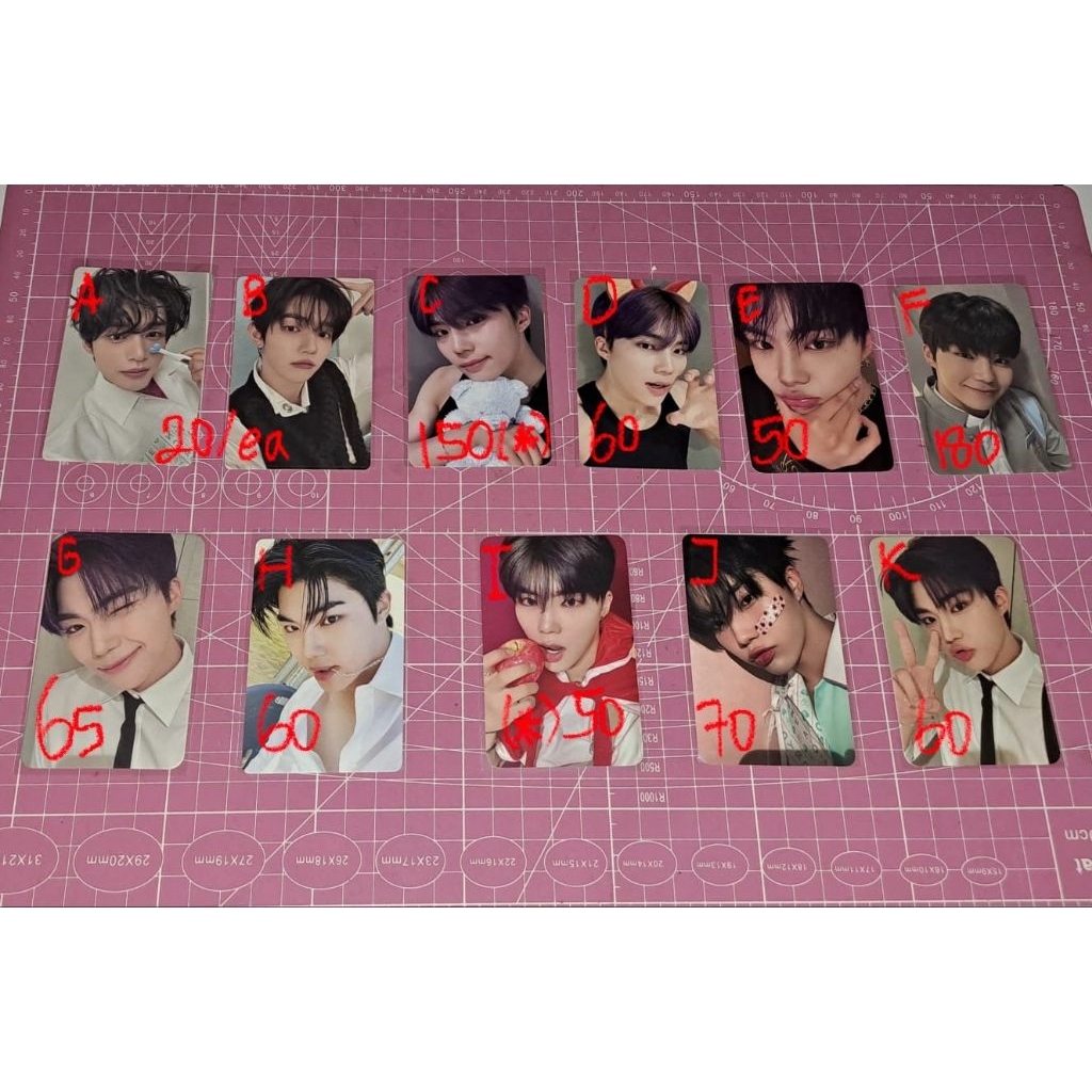 Photocard ZB1 Zerobaseone Gunwook Jiwuong Zhanghao