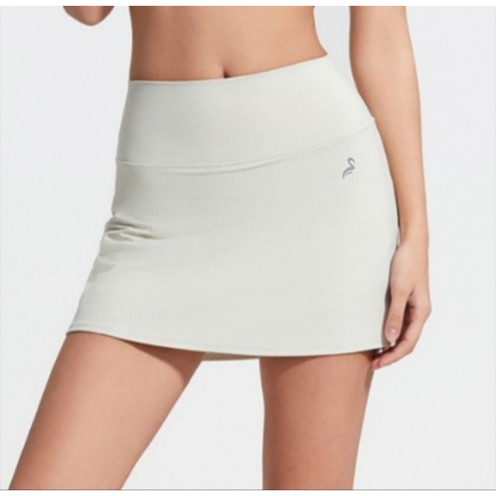 FlamingoActive Padel/กระโปรงเทนนิส FAR5049 พร้อมกางเกงขาสั้นและกระเป๋า - Buttery Smooth Stretching 4