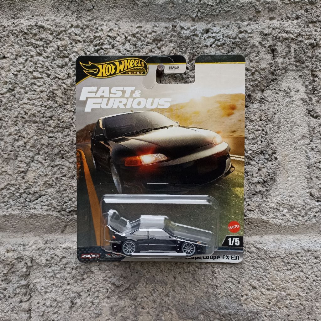 Hot Wheels Premium 1993 Honda Civic Coupe EX EJ1 Fast & Furious