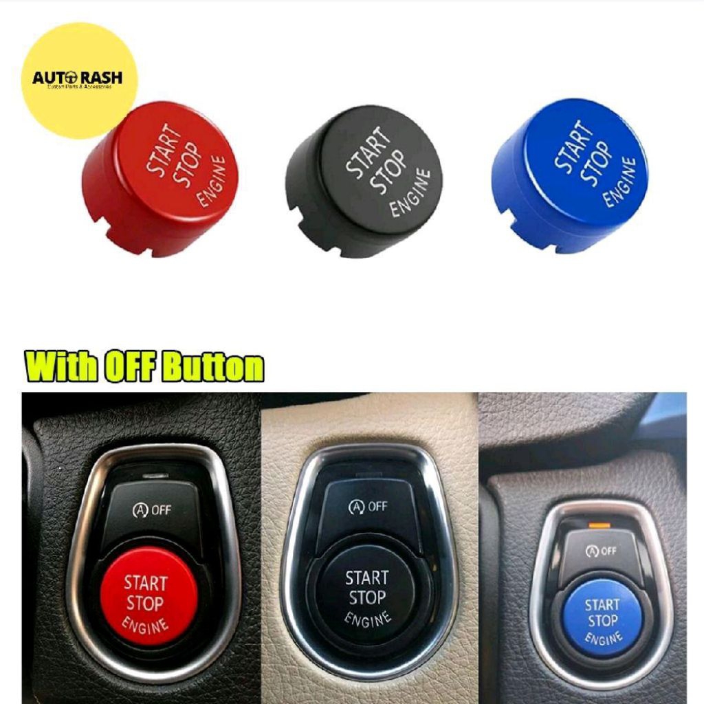 TOMBOL ปุ่มสวิตช์เครื่องยนต์สตาร์ทหยุดสําหรับ BMW F series F10 F15 F25 F30 F34 F48 พร้อมปุ่มปิด