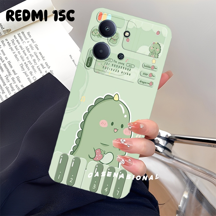 กันชน hp Xiaomi Redmi 15C 4G 2025 - Redmi Poco C85 4G 2025 ล่าสุด din motif case อินเทรนด์ cool case