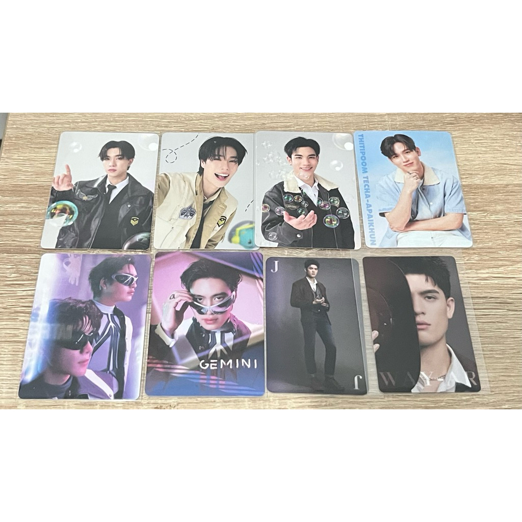 [READY] BUNDLE GMMTV COLLECTIBLE CARD OFFICIAL - มาสคอตภูวิน, Perth Santa Bubble LOL, Gemini Fourth 