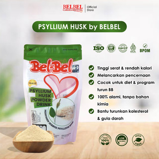 Psyllium Husk Powder Murni Fiber Drink 500 Gr | Untuk Mengatasi Sembelit | Kolestrol - Belbel