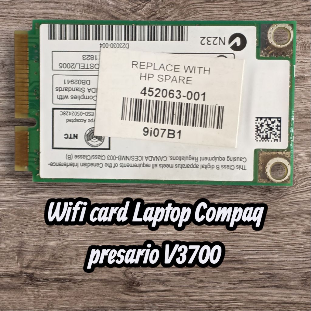 การ์ด Wifi Laptop Compaq resario V3700