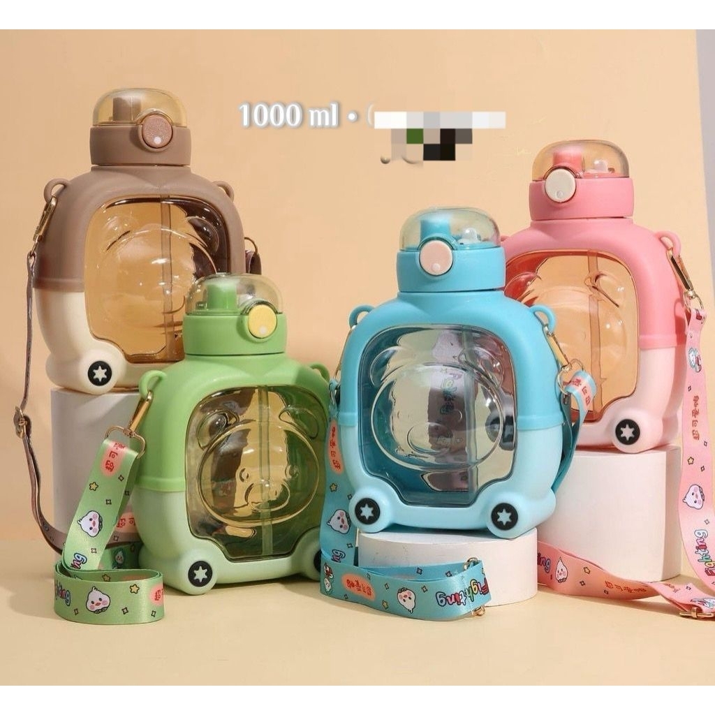 PANDA CHARACTER CHILDRENS DRINKING BOTTLE / ขวดน่ารัก / DOLL BOTTLE1.00 ML / 1,000 ML DRINKING BOTTL