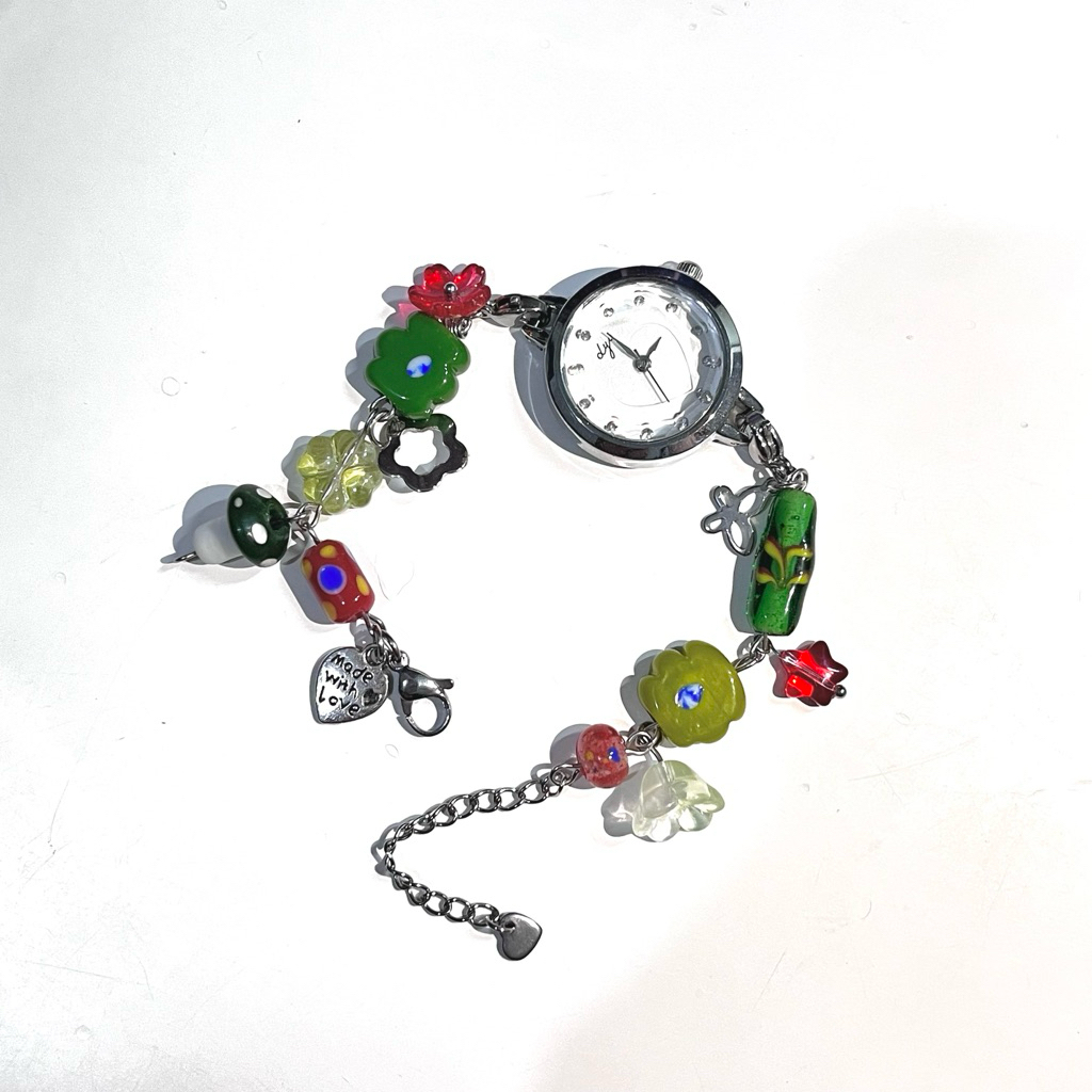 • ลูกปัด Yeppo • นาฬิกาเชือกสแตนเลส | นาฬิกาลูกปัด | นาฬิกาสุนทรียศาสตร์