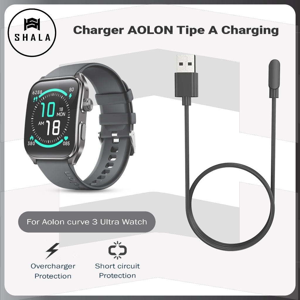 Aolon Curve 3 Ultra Smartwatch สายชาร์จ Type A