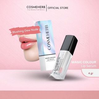 Cosmeherb Lip Serum Magic Colour Blushing Dew Nude 4 gr
