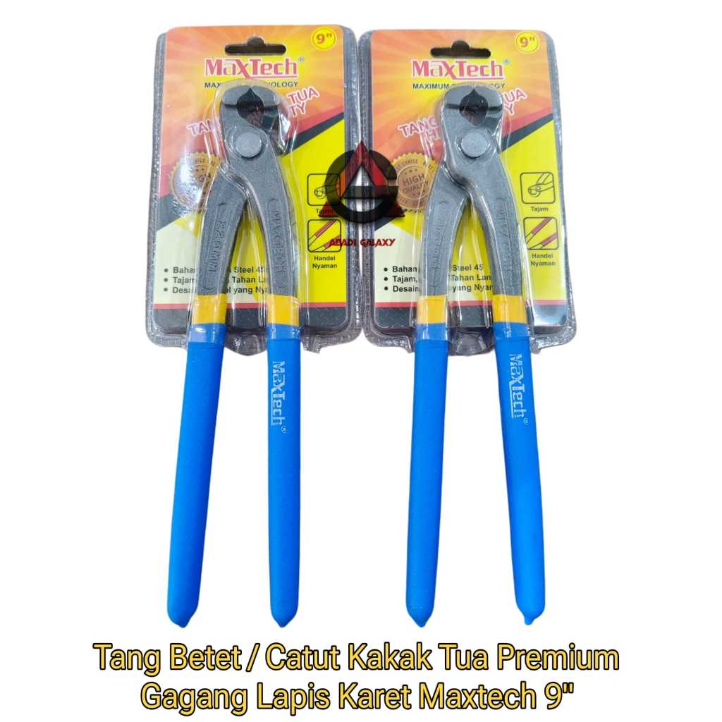 9" Heavy Duty Premium Rubber Coated Handle Parrot Pliers - Maxtech