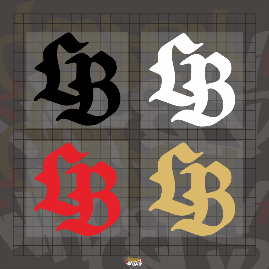 สติ๊กเกอร์ตัด โลโก้ Liberty Walk LB (8 cm x 7.5 cm)