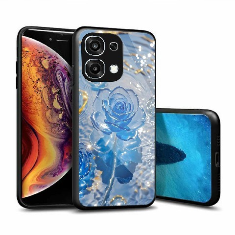 Softcase Glass สําหรับ Oppo A6 Pro ล่าสุด 2025 เคสเคลือบเงา Oppo A6 Pro Case Oppo A6 Pro Case Full B
