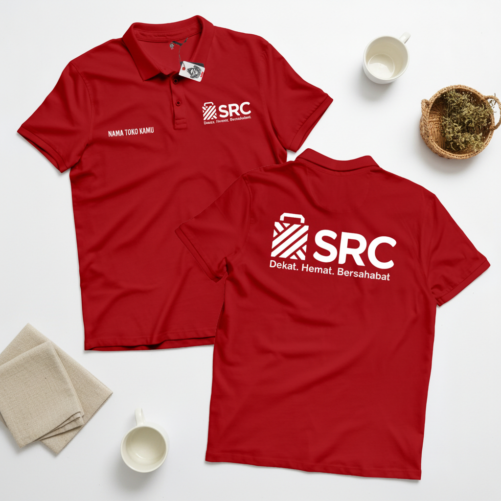 KARIMAKE เสื้อโปโล เสื้อคอปก SAMPOERNA RETAIL COMMUNITY SRC ใช้ชื่อร้าน