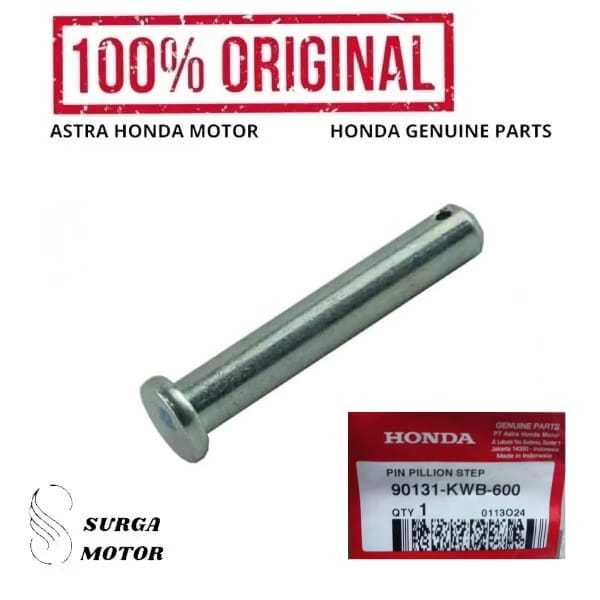 Pin Pillion Step Motor Honda Blade 110 KWB Refo FI Supra X 90131KWB600 90131-KWB-600 เดิม Honda AHM 