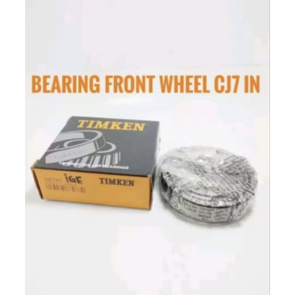 แบริ่งล้อหน้าใน Jeep Cj7 ล้อหน้าด้านในด้านข้าง Jeep Cj-7 102949/10 ยี่ห้อ Timken