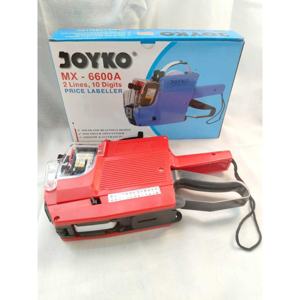 MESIN Joyko 2-Row MX-6600A เครื่องติดฉลากราคาพร้อมเติมหมึก / JOYKO MX-6600 ราคาเครื่องจักร