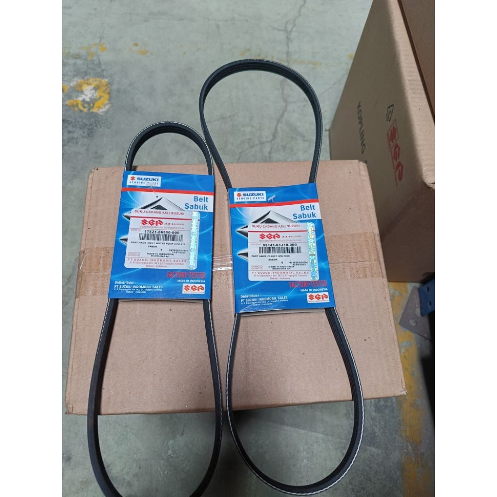 สายพานรถตู้รถยนต์ SGP Suzuki APV ของแท้ 4pk815 และ 4PK1050