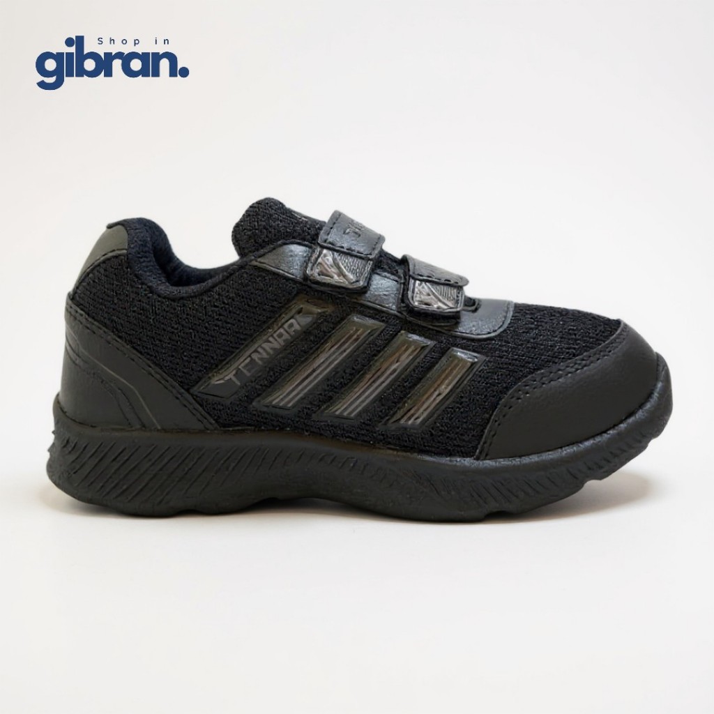TENNAR CONEX 1 V 34-37 Full Black School รองเท้า Casual Sporty รองเท้าผ้าใบรองเท้าทุกวัน