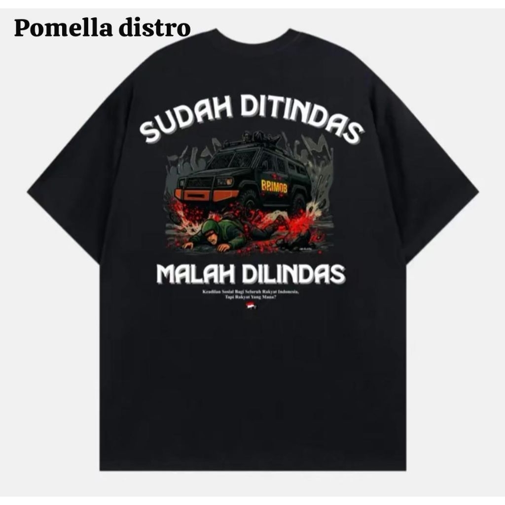 เสื้อยืด KATUN MERAH เป็นดีบุก mala dilindas fire red cotton 24