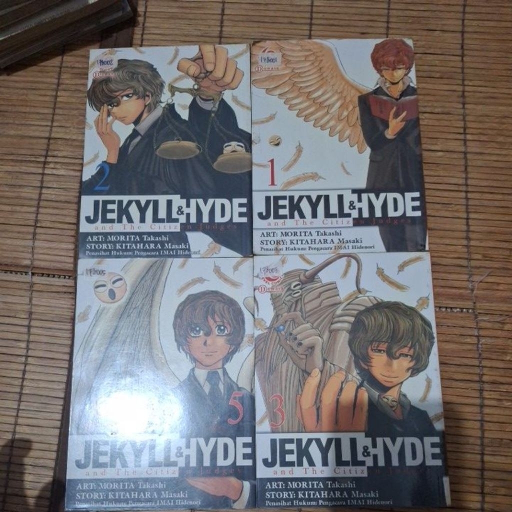 Jekyll & Hyde and The Citizen Judges Comic vol 1, 2, 3, 5 SET