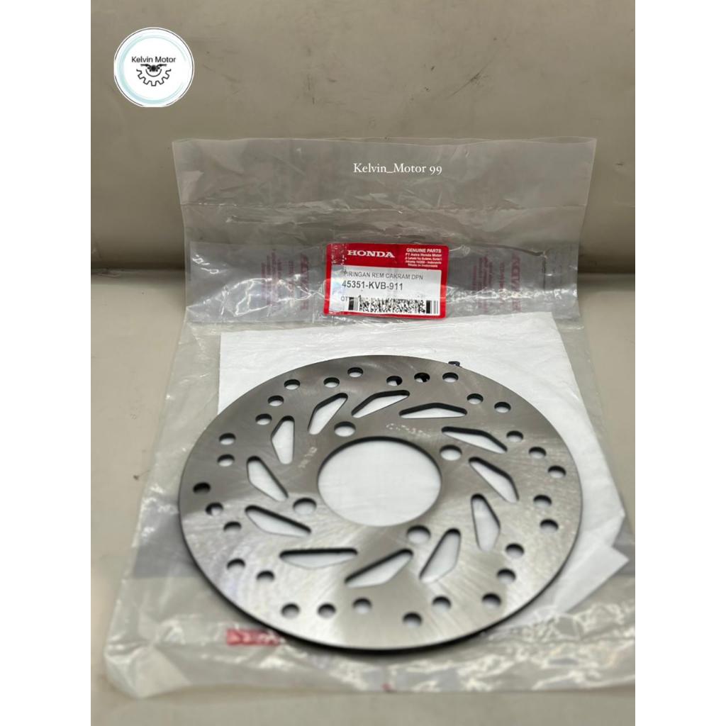 จานดิสเบรคหน้า Vario/Beat/Spacy/Scoopy Part รหัส 45351-KVB-911 สําหรับรถจักรยานยนต์ฮอนด้า คุณภาพ OEM