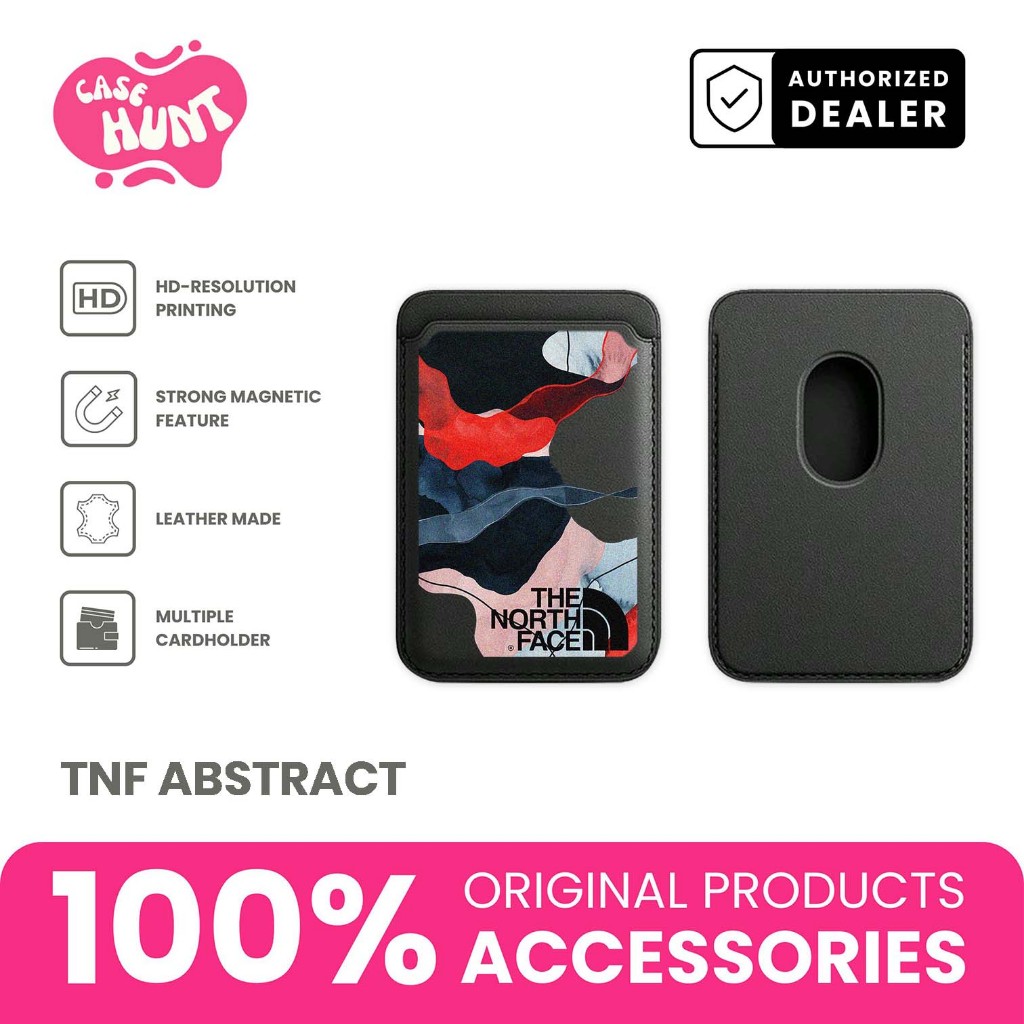 Magnetic Cardholder Case Hunt Keren Aesthetic North Face Cool Simple Design Accessories Magsafe iPho