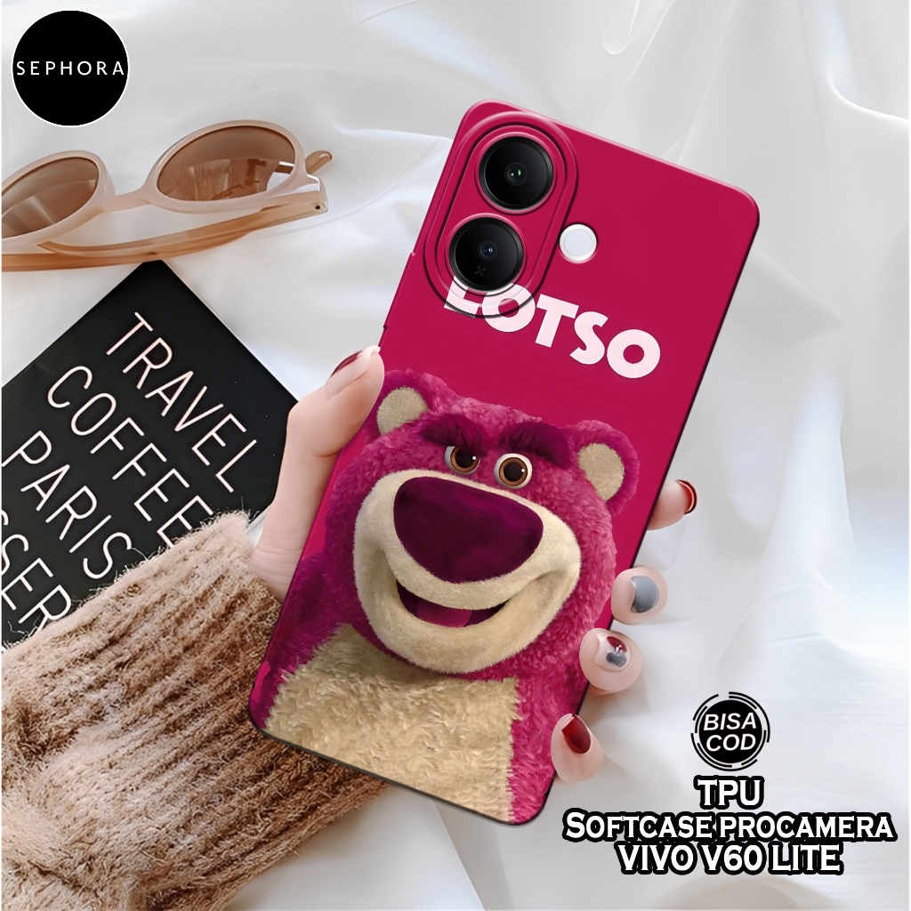 เคส HP ล่าสุด VIVO V60 LITE 2025 - เคสแฟชั่นLotso - VIVO V60 LITE 2025 Softcase - เคสกล้อง Pro - เคส