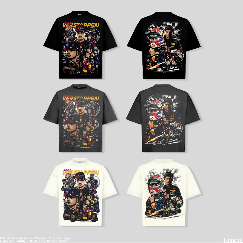 EMCN Oversize Tee F1 Series Max Verstappen
