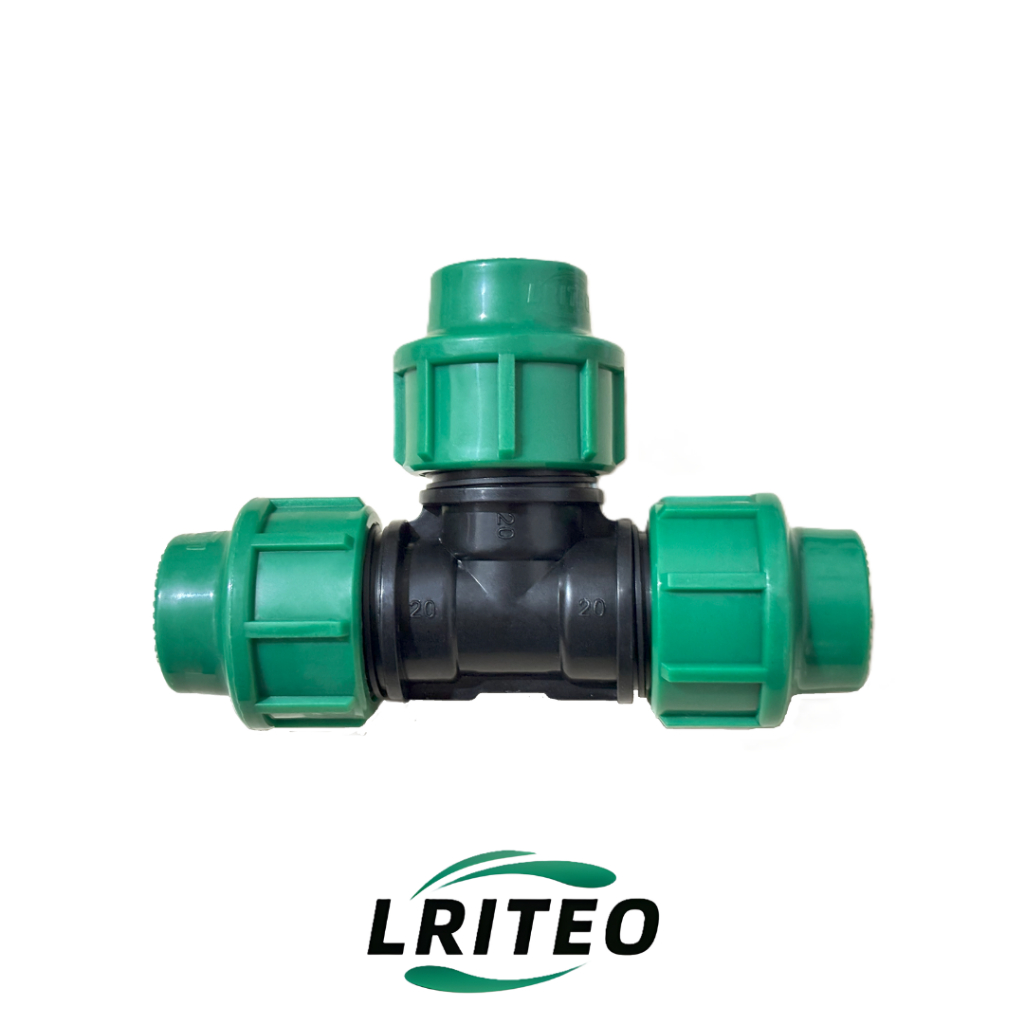 LRITEO Equal Tee HDPE / Tee Pipe HDPE - 20mm (1/2")