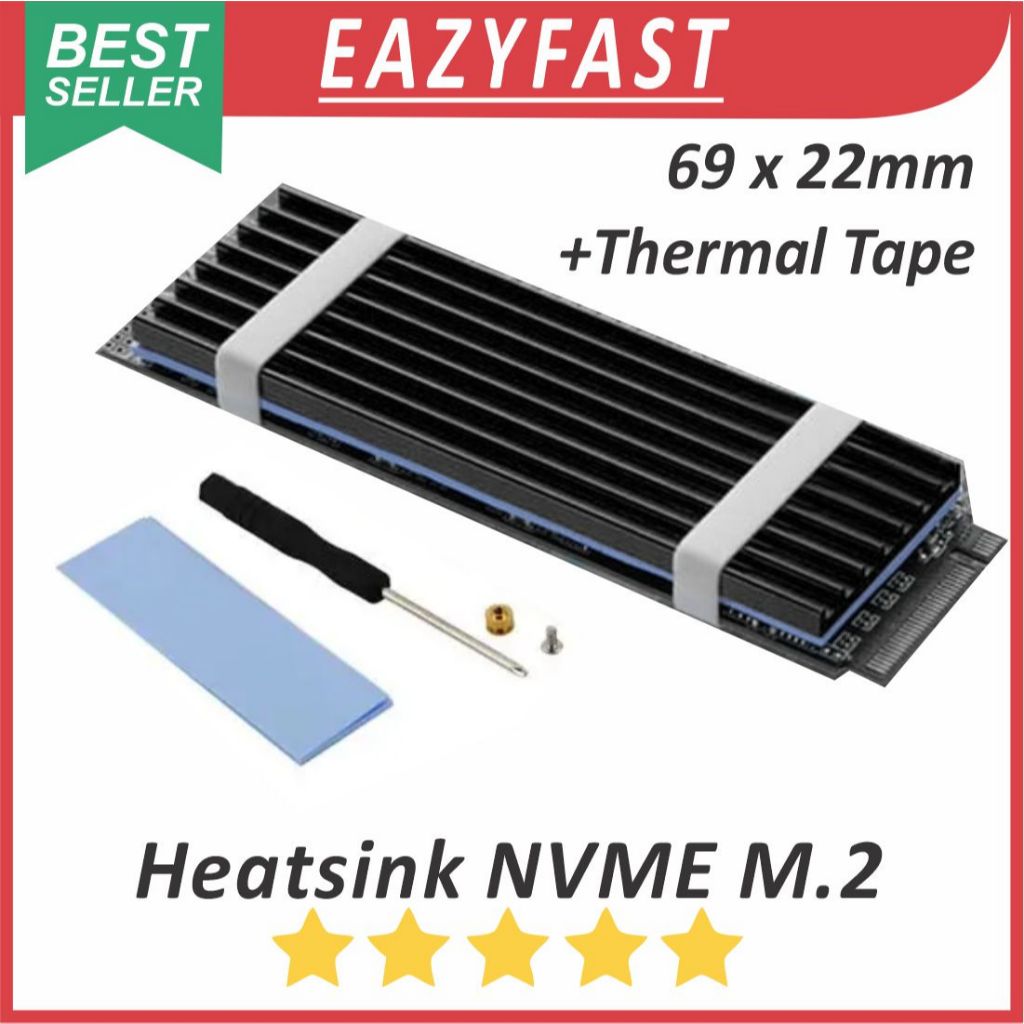 NVME M.2 m2 SSD Cooling Heatsink Heat Sink หม้อน้ํา Fin Aluminium Cooler