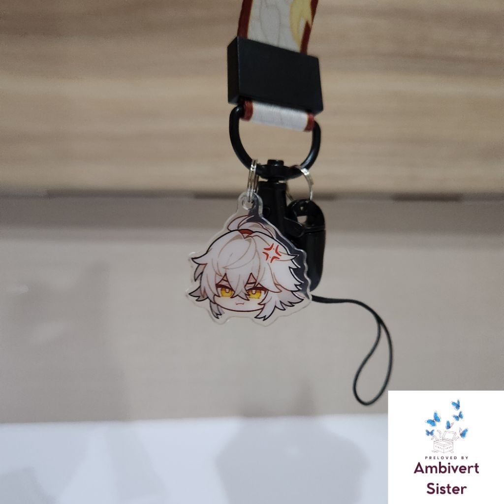 GANTUNGAN [ ใหม่ ] Jingyun Jing Yun Original Honkai Star Rail Mihoyo Kyou Hobby Shop Lanyard สายคล้อ