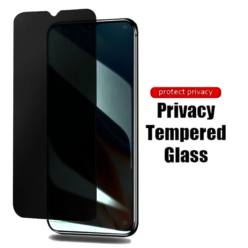 LAYER ANTI-SCRATCH FULL SCREEN GLASS BLACK MATTE VIVO (Y11 / Y12 / Y12i / Y12S / Y15 / Y17 / Y19 / Y