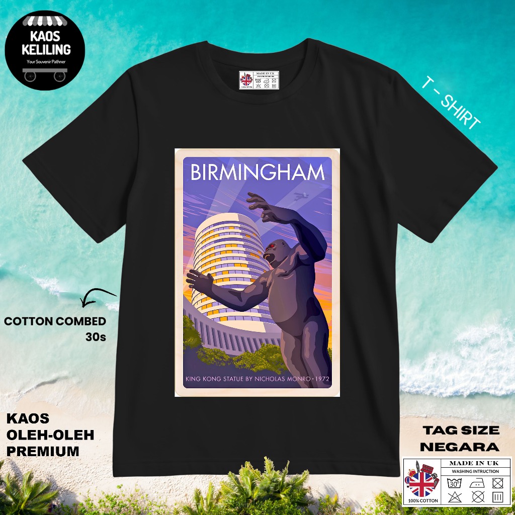 ENGLAND SOUVENIR เสื้อยืด 33 NATIONAL TAGS 30S ผ้าฝ้ายของขวัญพรีเมี่ยม SOUVENIR
