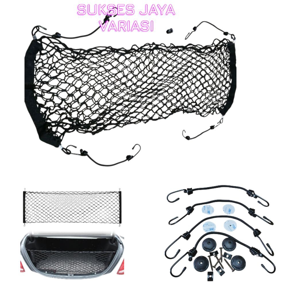 INNOVA ZENIX รถด้านหลัง TRUNK NET DOUBLE CARGO NET INOVA ZENIX รถ
