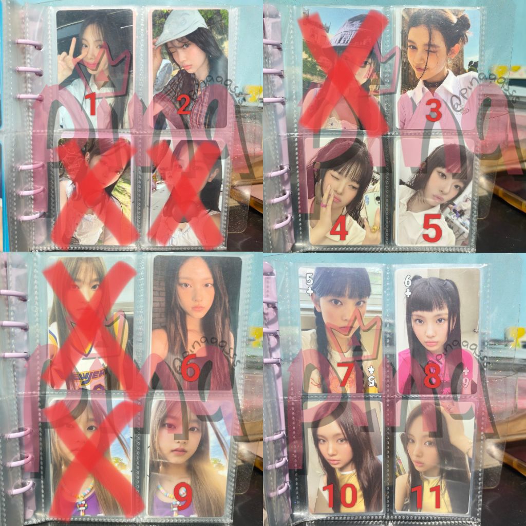 PC photocard อย่างเป็นทางการ newjeans njz minji nanni Danielle haerin hyein omg รับหวาน เหนือธรรมชาต