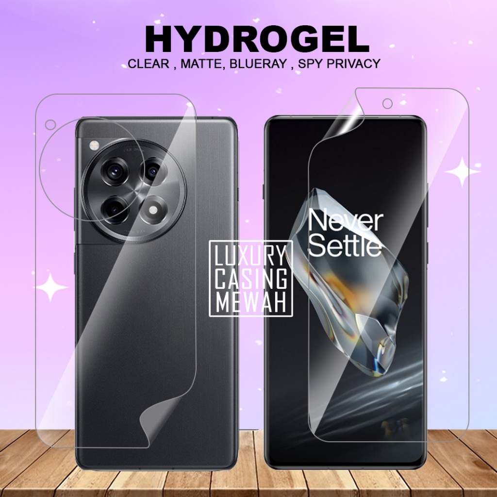 ไฮโดรเจลป้องกันรอยขีดข่วน One Plus 7 Pro One Plus 10 Pro One Plus 11 One Plus 12 5G One Plus 13S One