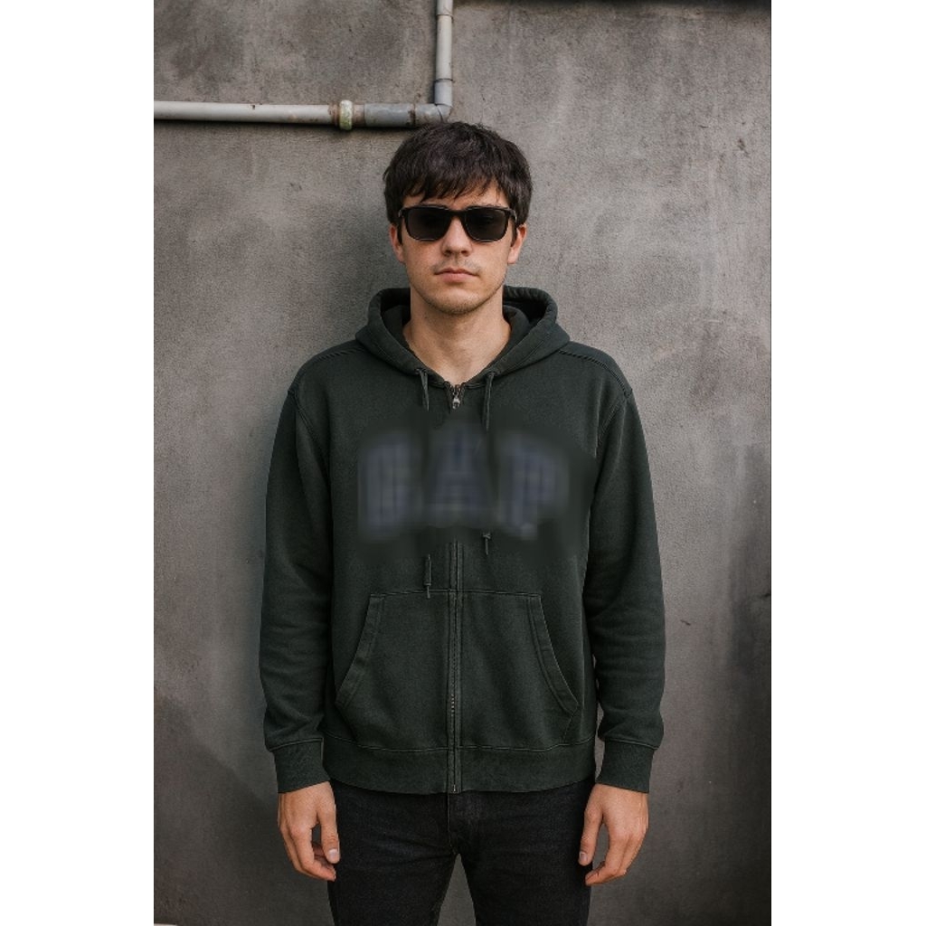 เสื้อฮู้ดมีซิป 6*P 01 ไซส์ L Fit XL (P70 x L58)