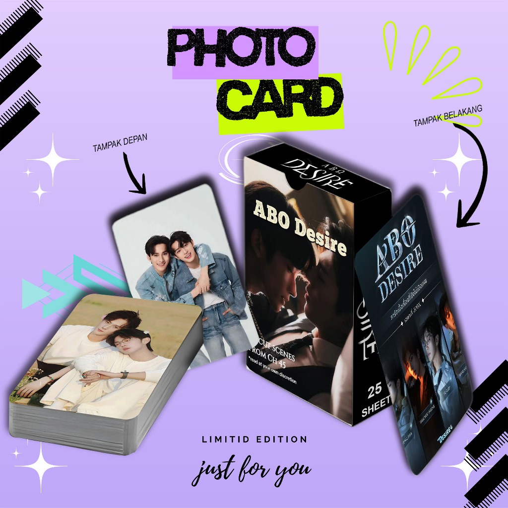 DRAMA ABO DESIRE PREMIUM PHOTOCARD SET 25 แผ่นฟรีกล่อง