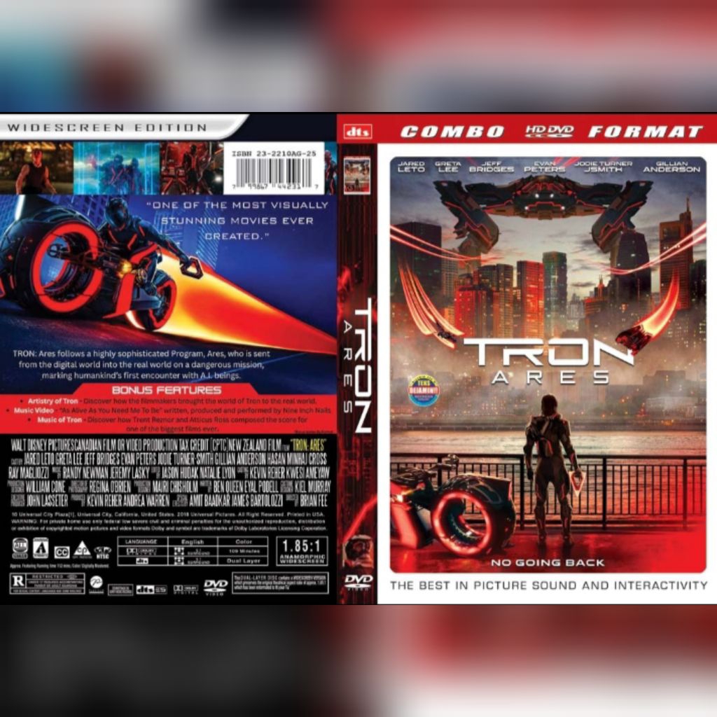 ดีวีดี Tron Ares 2025 (Jared Leto)