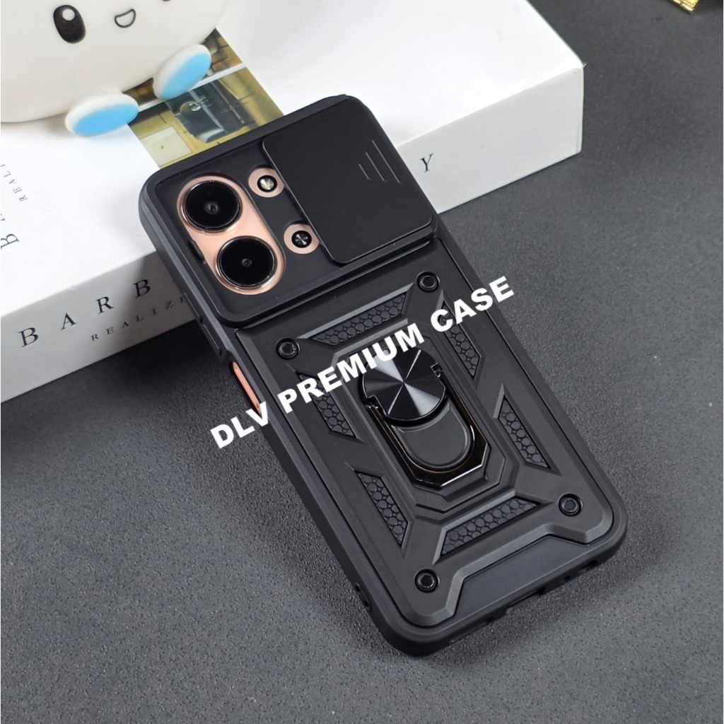POCO C85 CASE TRANSFORMER SLIDE BLACK เฉพาะเคส ROBOT CASE POCO C85