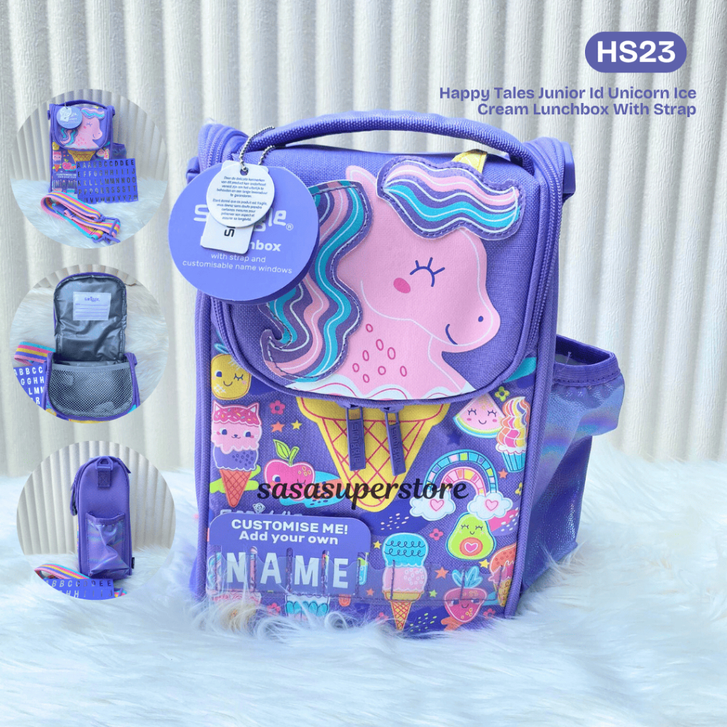 ซาซ่า เบบี๋ | SCHOOL BAG SMIGEL SERIES GIRL HAPPY TALES JUNIOR CHARACTER BACKPACK UNICORN ICE CREAM 