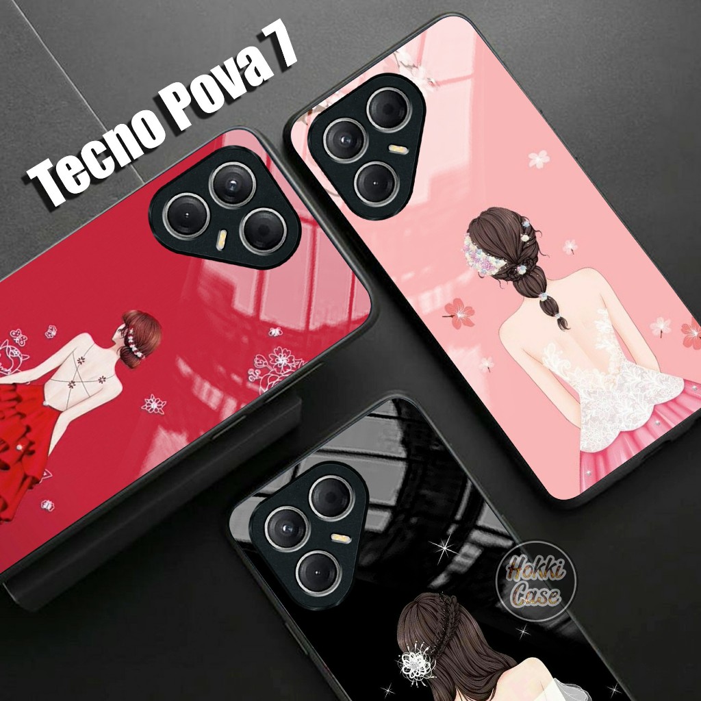 เคส HP Tecno Pova 7 - Tecno Pova 7 Glass Softcase - เคสโทรศัพท์ Tecno Pova 7 - Tecno Pova 7 Silicone
