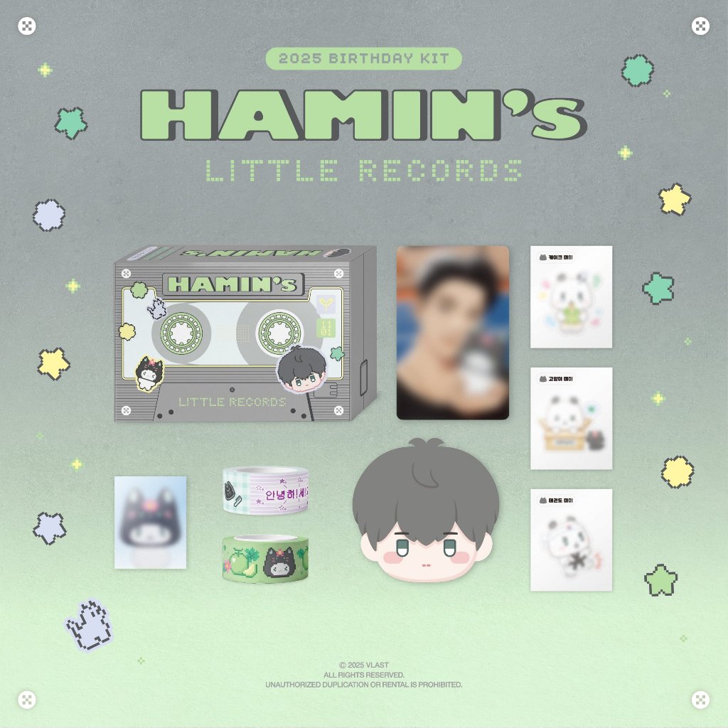 OFFICIAL PLAVE 2025 BIRTHDAY KIT LITTLE RECORDS HAMIN | PLAVE HAMIN 11/1 ชุดวันเกิด | PLAVE 2025 BDA