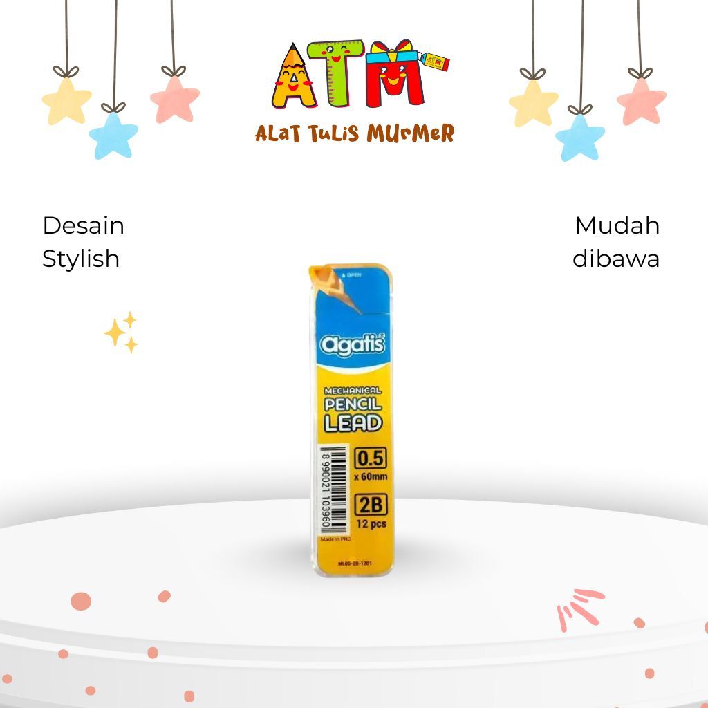 ECO MECHANICAL PENCIL REFILL 2B LEAD 0.5MM 111GML05-2B-121B