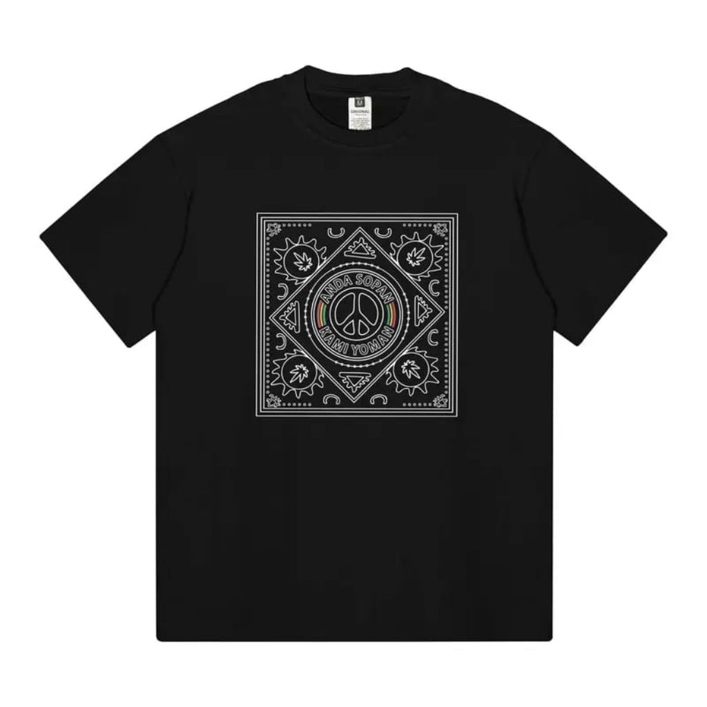 เสื้อยืด Paradiso You Polite We Yoman / Distro เสื้อคําของคุณ Were Polite Yoman / เสื้อผ้าผู้ชายและผ