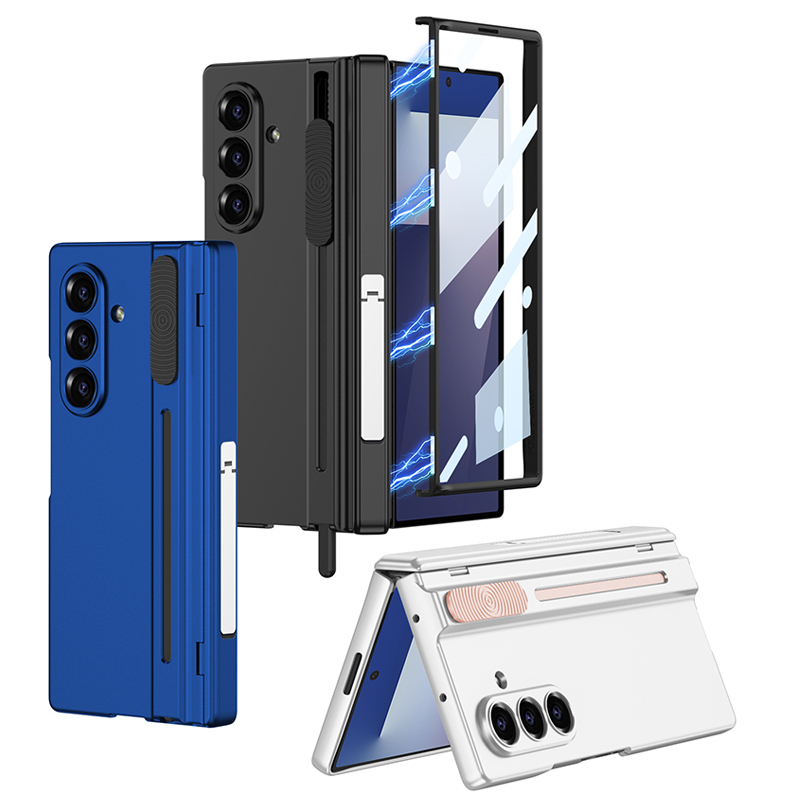 SAMSUNG Z FOLD 7 5G CASING SLIM CASE พร้อมช่องใส่ปากกาแบบกดเต็ม GKK